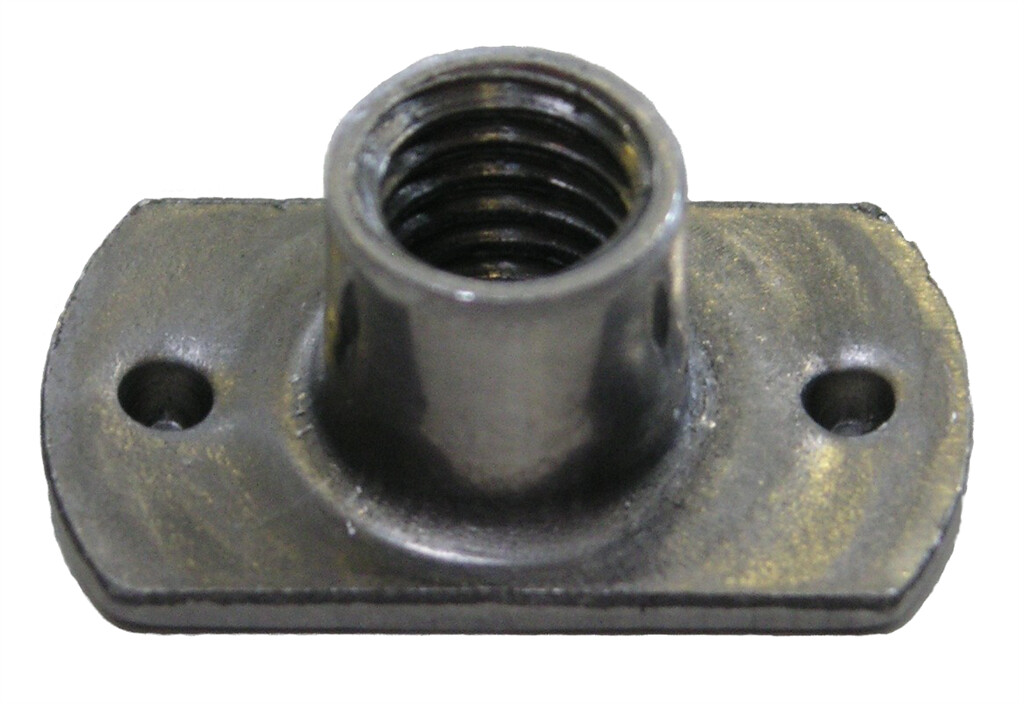 "L"-Anschweissmutter  AM  8 x 11 Stahl blank